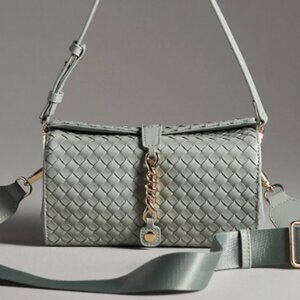 Woven Divided Shoulder Bag - NWT